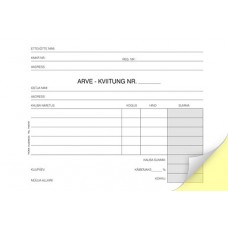 Arve-kviitung A6 2x 50ex