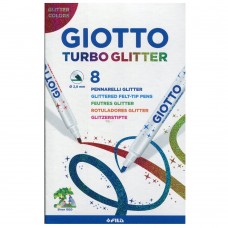 Viltpliiats Giottol Turbo Glitter 8v 