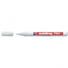 Marker Edding 751 perm.  valge 1-2mm