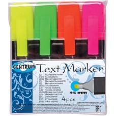 Tekstimarker Centrum 4 värvi,1-5mm