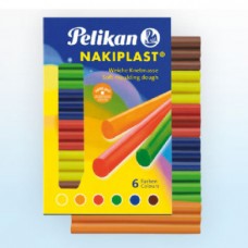 Plastiliin Pelikas 6v 140g Nakiplast